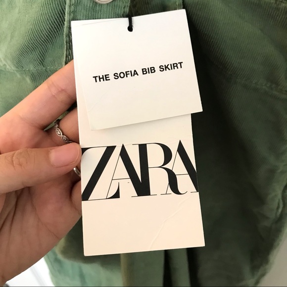NWT Zara Overall Dress- Sophia Bib Skirt - Picture 7 of 8